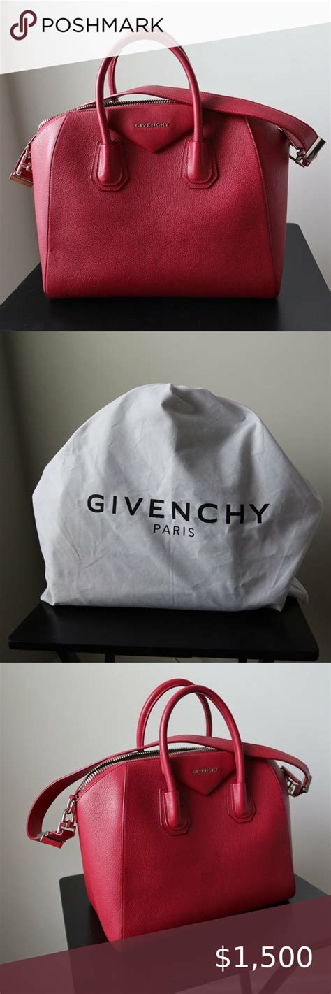 givenchy antigona mini red cherry|givenchy antigona price.